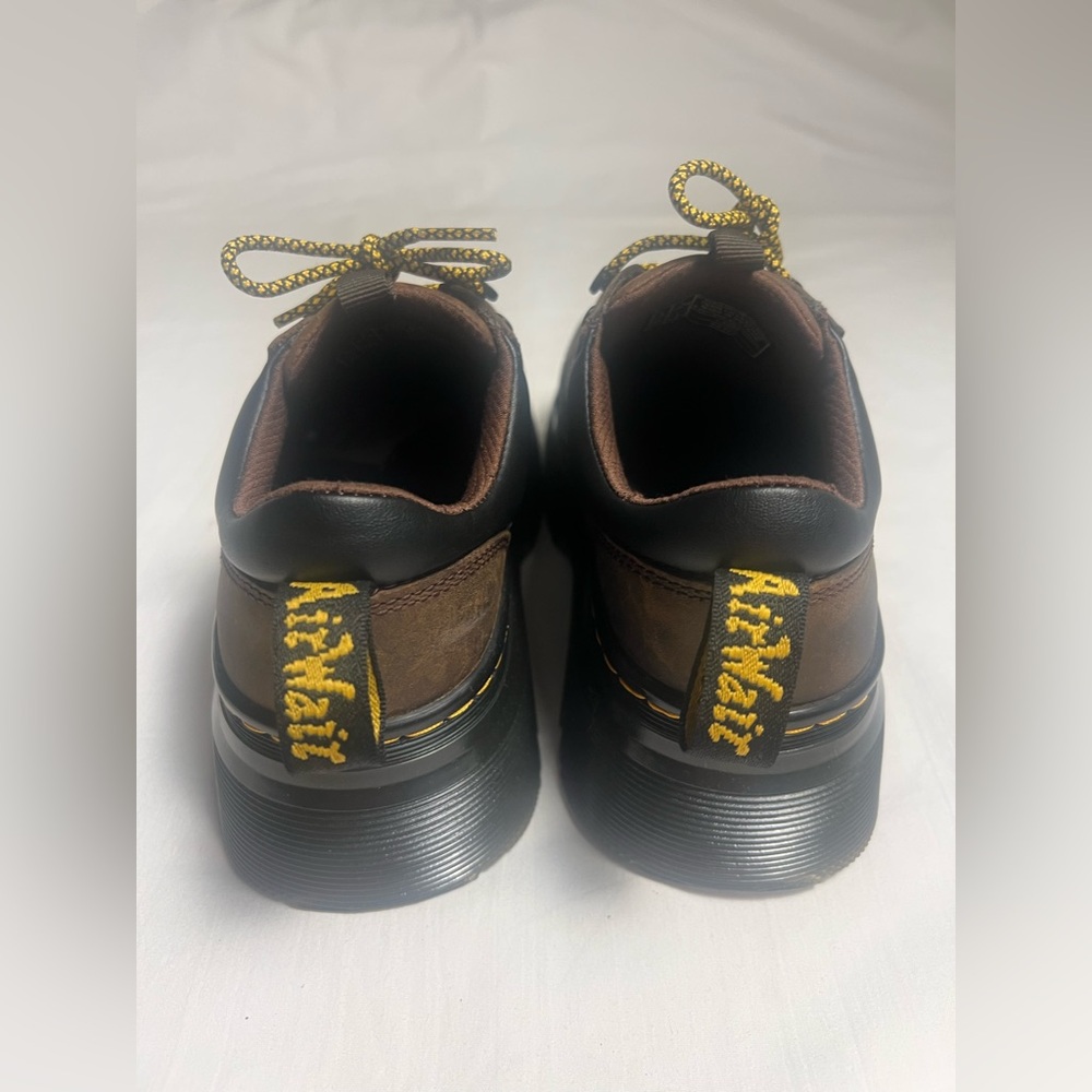 Dr. Martens Tarik Lo Leather Utility Shoes Dark Brown Size 6 Ladies 5 Men NWOB - Picture 8 of 13